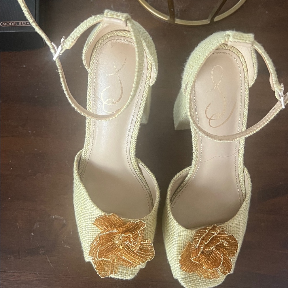 Sam Edelman Kori Flora platform heels